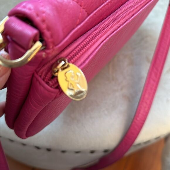 *Damsels in Defense* 🔫 Conceal & Carry Barbie Ponk Leather Quilted Handbag - Picture 3 of 7